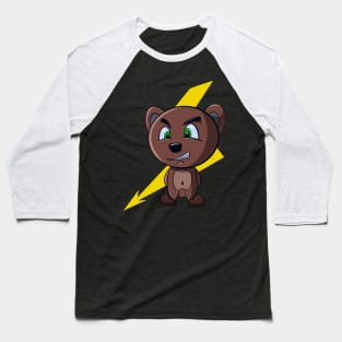 Funny Cute Teddy Bear Baseball T-Shirt